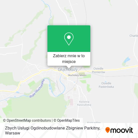 Mapa Zbych Usługi Ogólnobudowlane Zbigniew Parkitny