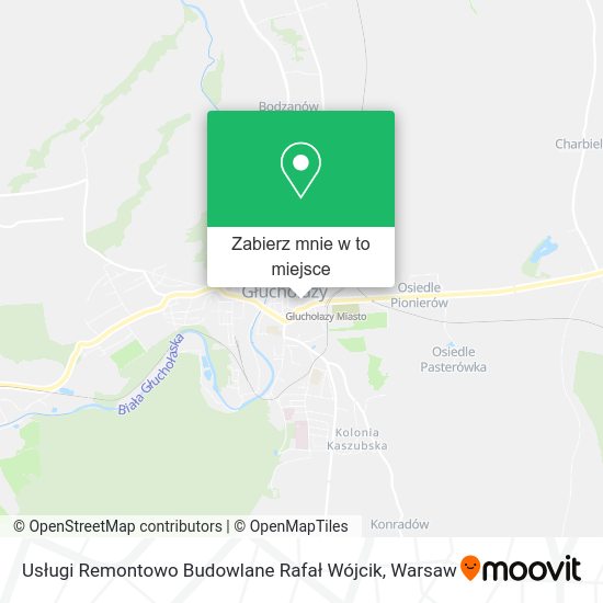 Mapa Usługi Remontowo Budowlane Rafał Wójcik