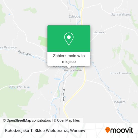 Mapa Kołodziejska T. Sklep Wielobranż.