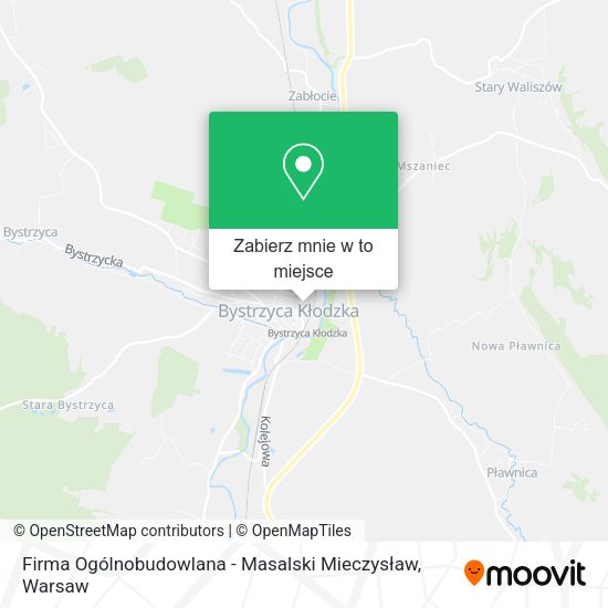 Mapa Firma Ogólnobudowlana - Masalski Mieczysław