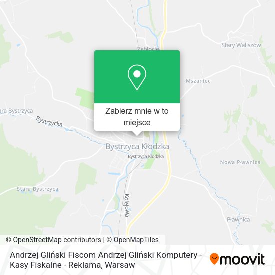 Mapa Andrzej Gliński Fiscom Andrzej Gliński Komputery - Kasy Fiskalne - Reklama