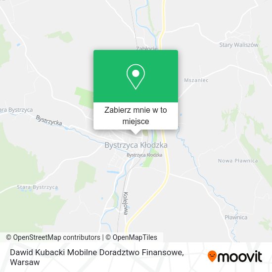 Mapa Dawid Kubacki Mobilne Doradztwo Finansowe