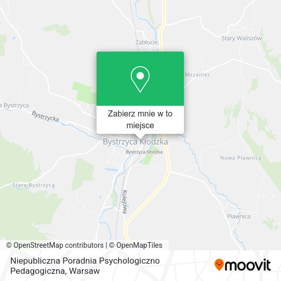 Mapa Niepubliczna Poradnia Psychologiczno Pedagogiczna