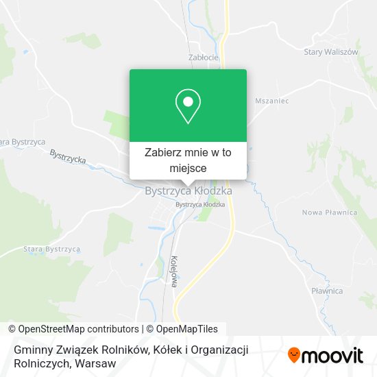 Mapa Gminny Związek Rolników, Kółek i Organizacji Rolniczych