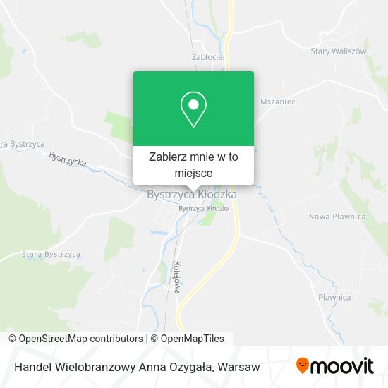 Mapa Handel Wielobranżowy Anna Ozygała