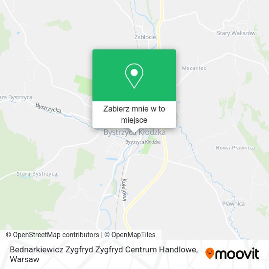 Mapa Bednarkiewicz Zygfryd Zygfryd Centrum Handlowe