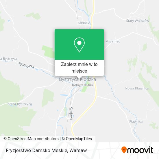 Mapa Fryzjerstwo Damsko Meskie