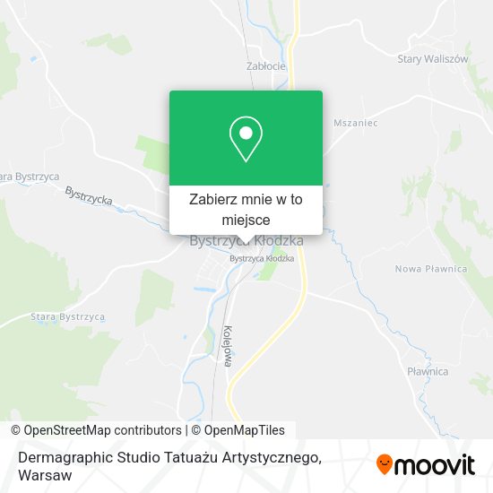 Mapa Dermagraphic Studio Tatuażu Artystycznego