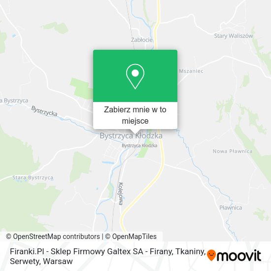 Mapa Firanki.Pl - Sklep Firmowy Galtex SA - Firany, Tkaniny, Serwety