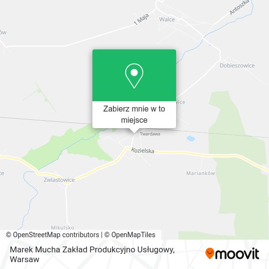 Mapa Marek Mucha Zakład Produkcyjno Usługowy