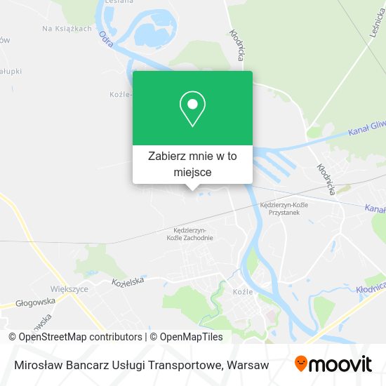 Mapa Mirosław Bancarz Usługi Transportowe