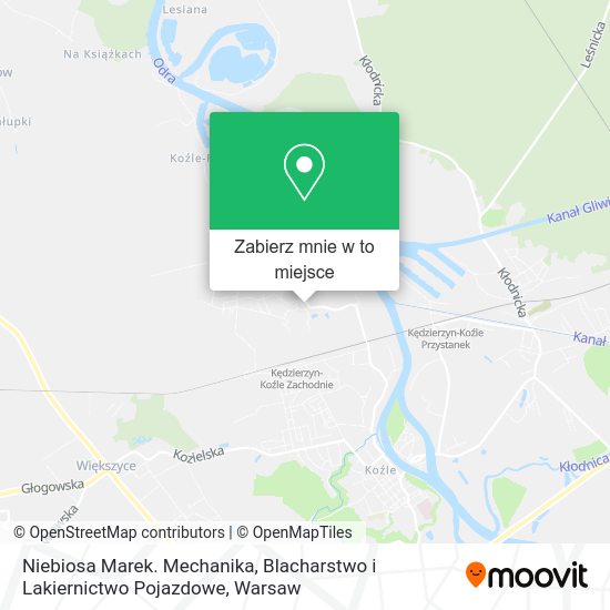 Mapa Niebiosa Marek. Mechanika, Blacharstwo i Lakiernictwo Pojazdowe