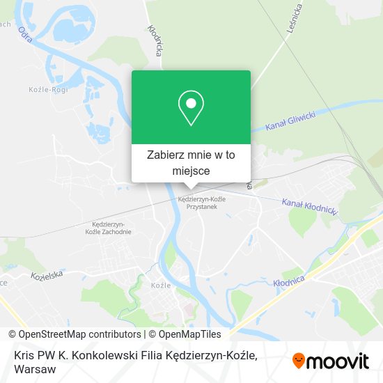 Mapa Kris PW K. Konkolewski Filia Kędzierzyn-Koźle