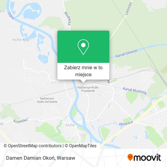 Mapa Damen Damian Okoń