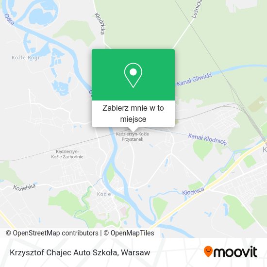 Mapa Krzysztof Chajec Auto Szkoła