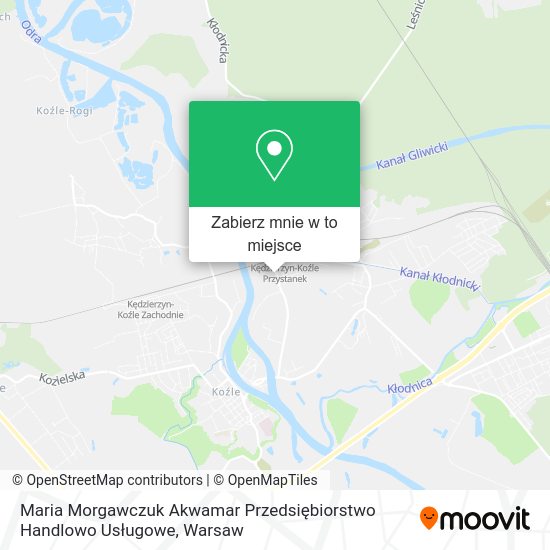 Mapa Maria Morgawczuk Akwamar Przedsiębiorstwo Handlowo Usługowe