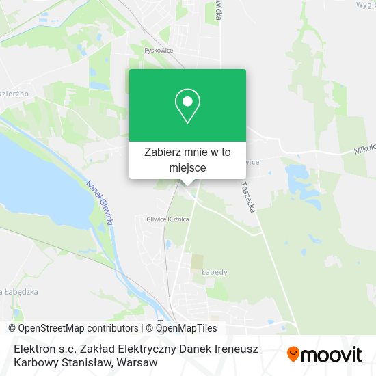 Mapa Elektron s.c. Zakład Elektryczny Danek Ireneusz Karbowy Stanisław