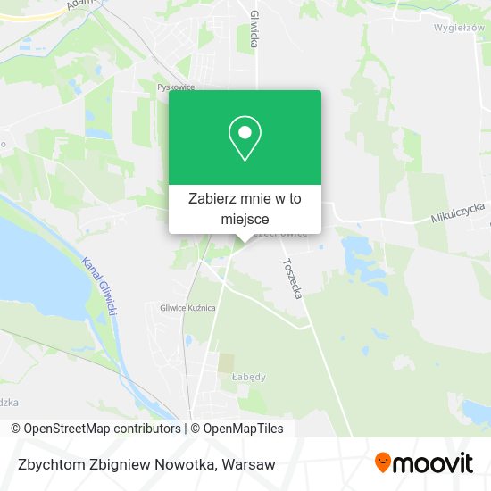 Mapa Zbychtom Zbigniew Nowotka