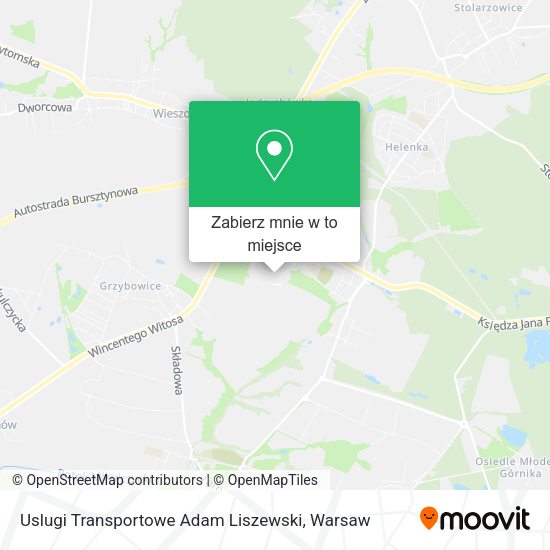 Mapa Uslugi Transportowe Adam Liszewski