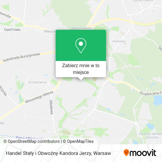 Mapa Handel Stały i Obwoźny Kandora Jerzy