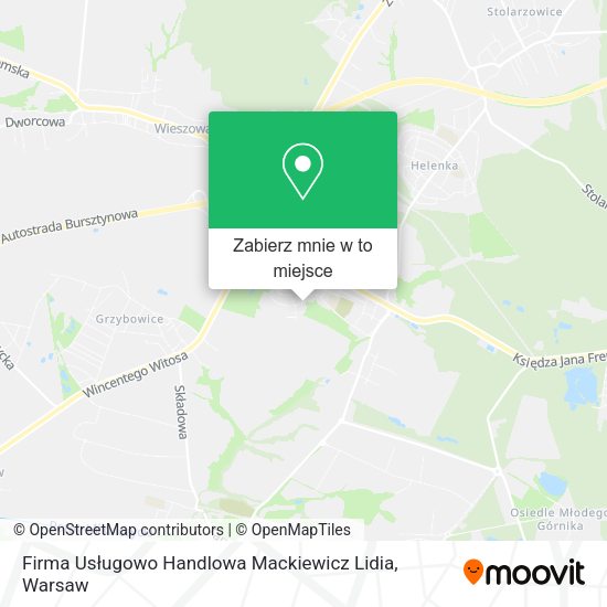 Mapa Firma Usługowo Handlowa Mackiewicz Lidia