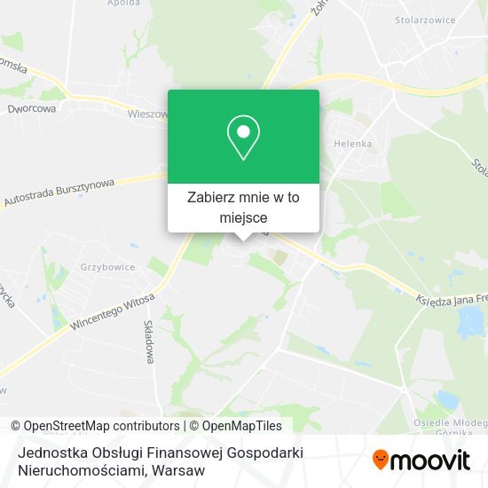 Mapa Jednostka Obsługi Finansowej Gospodarki Nieruchomościami