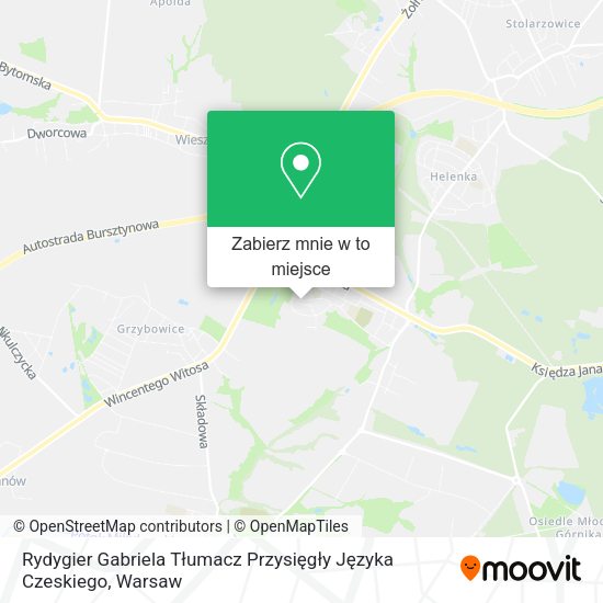 Mapa Rydygier Gabriela Tłumacz Przysięgły Języka Czeskiego