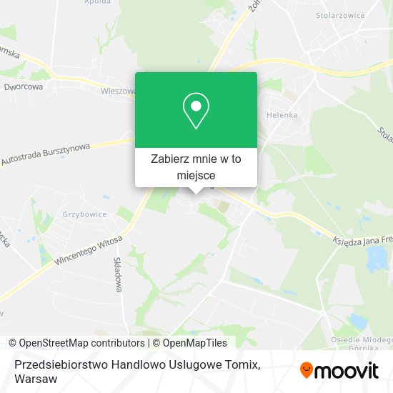 Mapa Przedsiebiorstwo Handlowo Uslugowe Tomix