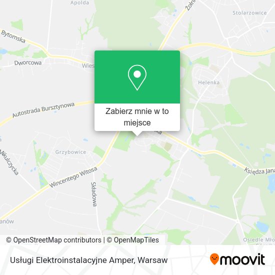 Mapa Usługi Elektroinstalacyjne Amper