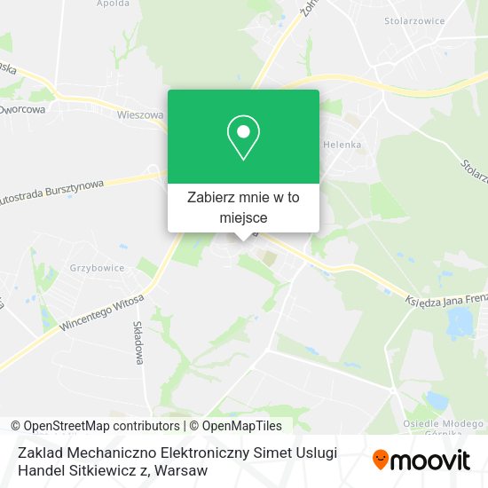 Mapa Zaklad Mechaniczno Elektroniczny Simet Uslugi Handel Sitkiewicz z