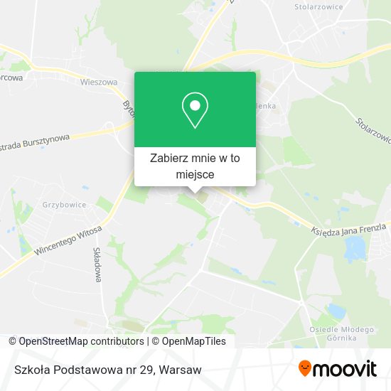 Mapa Szkoła Podstawowa nr 29