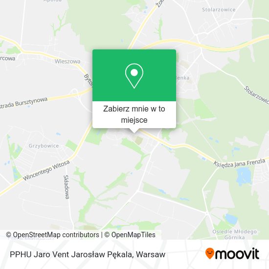 Mapa PPHU Jaro Vent Jarosław Pękala