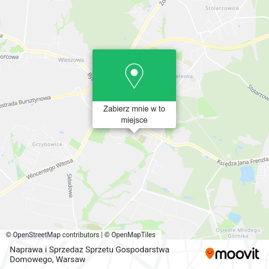 Mapa Naprawa i Sprzedaz Sprzetu Gospodarstwa Domowego