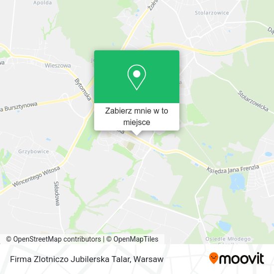 Mapa Firma Zlotniczo Jubilerska Talar