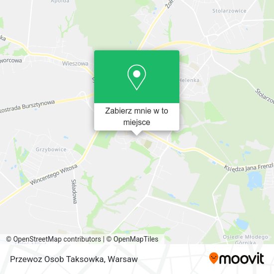 Mapa Przewoz Osob Taksowka