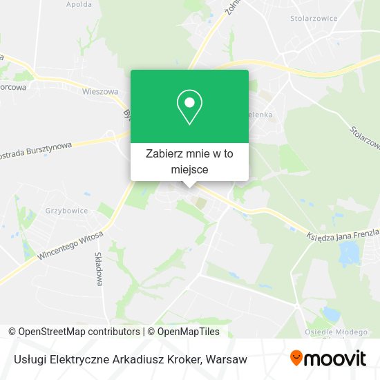 Mapa Usługi Elektryczne Arkadiusz Kroker