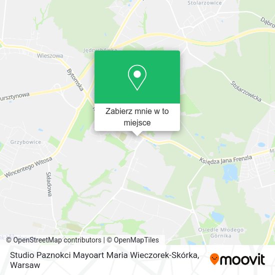 Mapa Studio Paznokci Mayoart Maria Wieczorek-Skórka