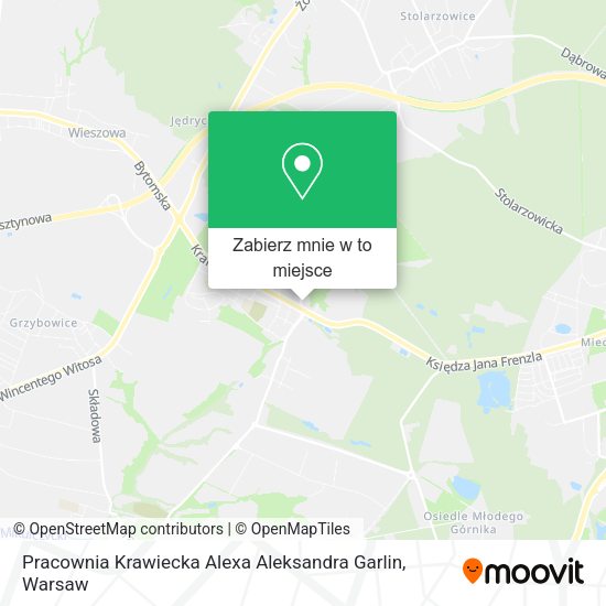 Mapa Pracownia Krawiecka Alexa Aleksandra Garlin