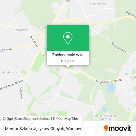 Mapa Mentor Szkoła Języków Obcych