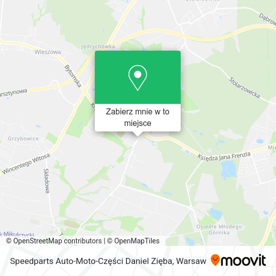 Mapa Speedparts Auto-Moto-Części Daniel Zięba