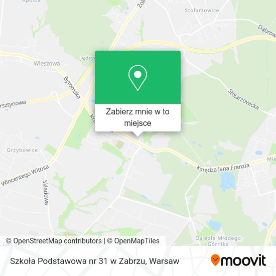 Mapa Szkoła Podstawowa nr 31 w Zabrzu