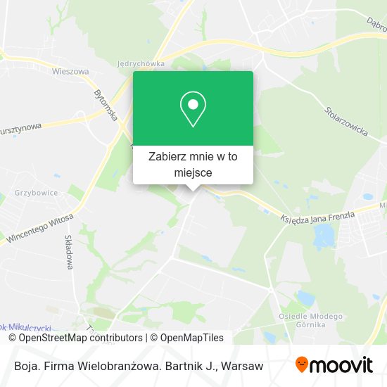 Mapa Boja. Firma Wielobranżowa. Bartnik J.