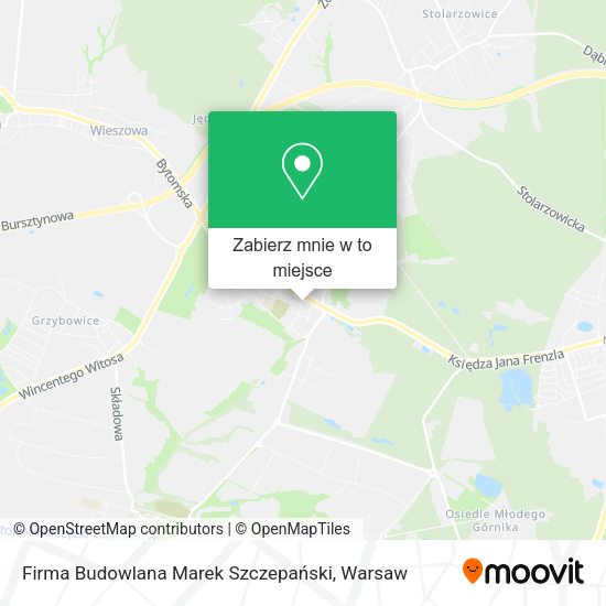 Mapa Firma Budowlana Marek Szczepański