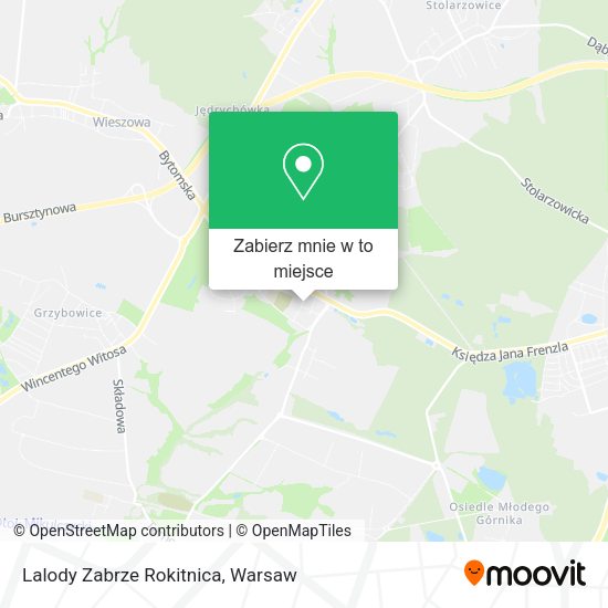 Mapa Lalody Zabrze Rokitnica