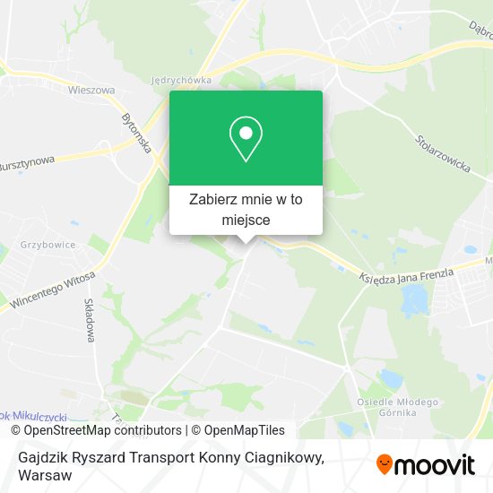 Mapa Gajdzik Ryszard Transport Konny Ciagnikowy