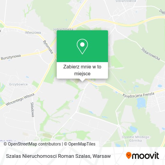 Mapa Szalas Nieruchomosci Roman Szalas