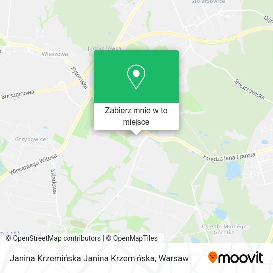 Mapa Janina Krzemińska Janina Krzemińska