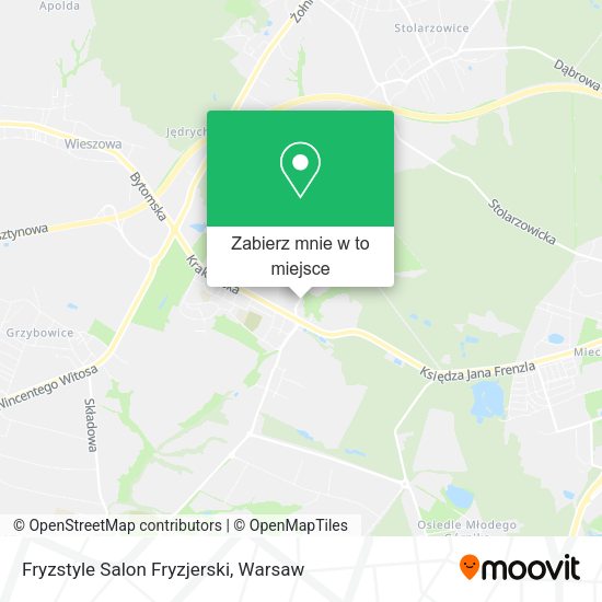 Mapa Fryzstyle Salon Fryzjerski