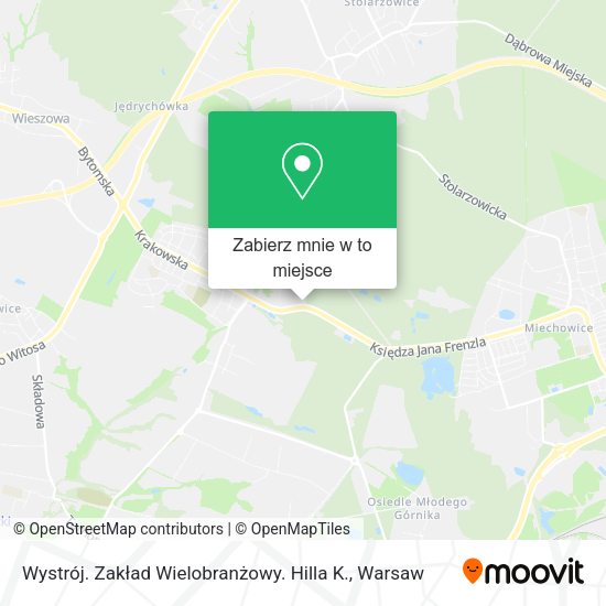 Mapa Wystrój. Zakład Wielobranżowy. Hilla K.