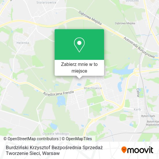 Mapa Burdziński Krzysztof Bezpośrednia Sprzedaż Tworzenie Sieci